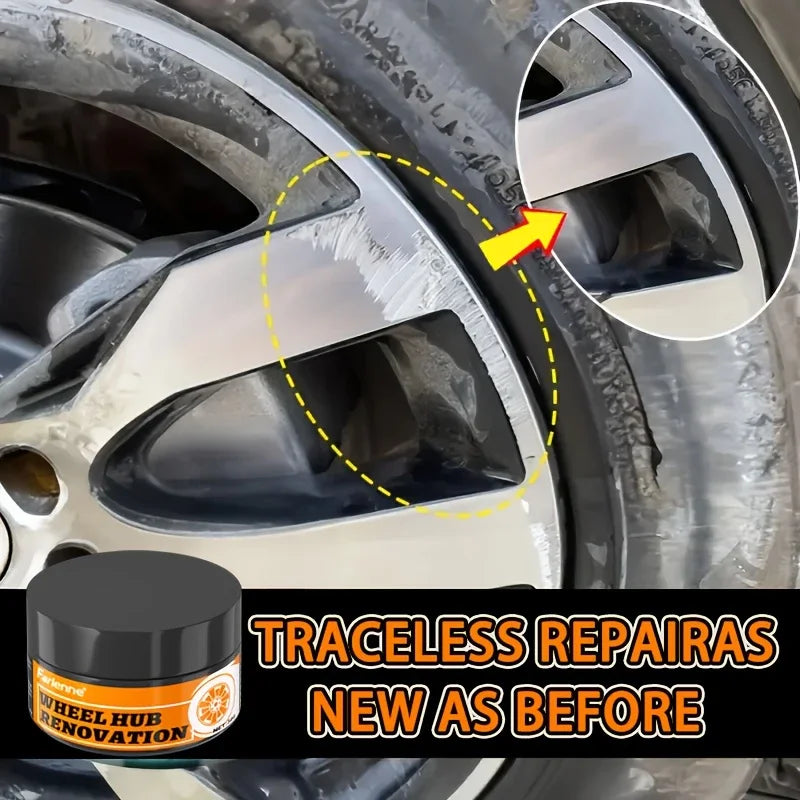 Universal Wheel HUB Repair Kit, Alloy Scratch Remover, Fast Edge Damage Fix, Improved Vehicle Maintenance, Car Care Essentials