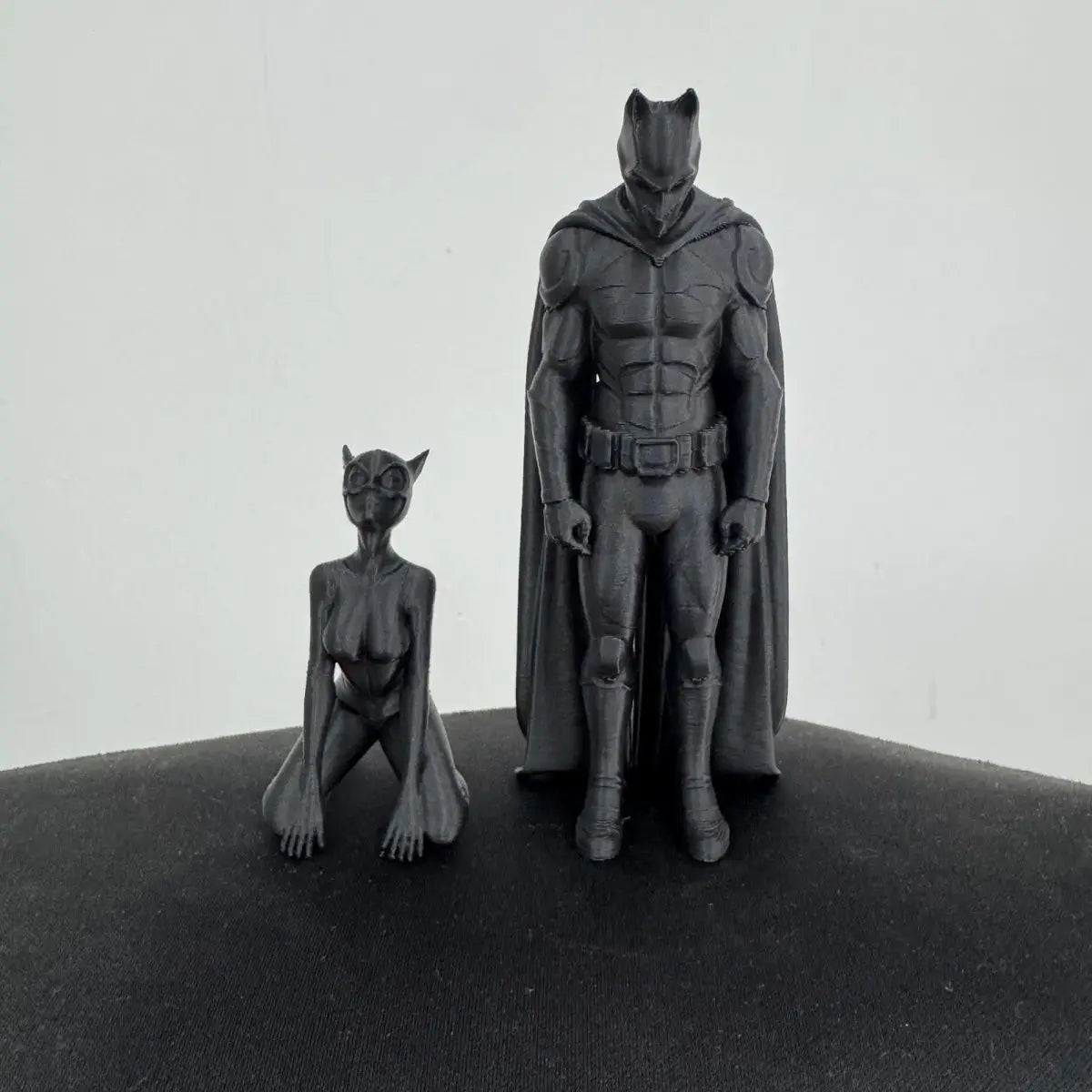 3D Printed Muscular Gotham Figurine Modern Desk Edge Ornament bodybuilding Style Tabletop Statue Collectible Gift for Boyfriend