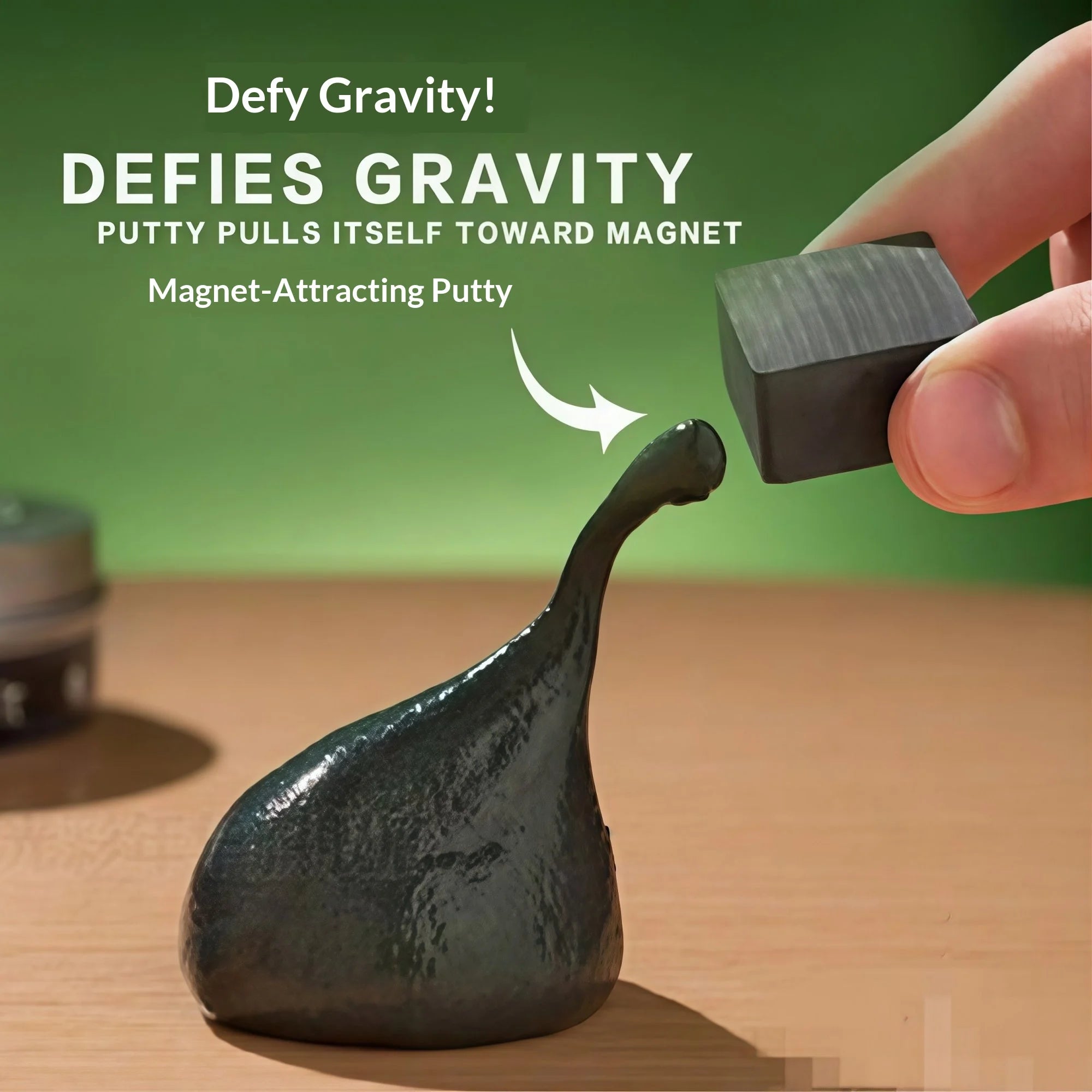 Magnetic Putty Slime Gravity Defying Magnet Toy Black Tech Science Kit Educational Fidget Toy For Elementary School Students