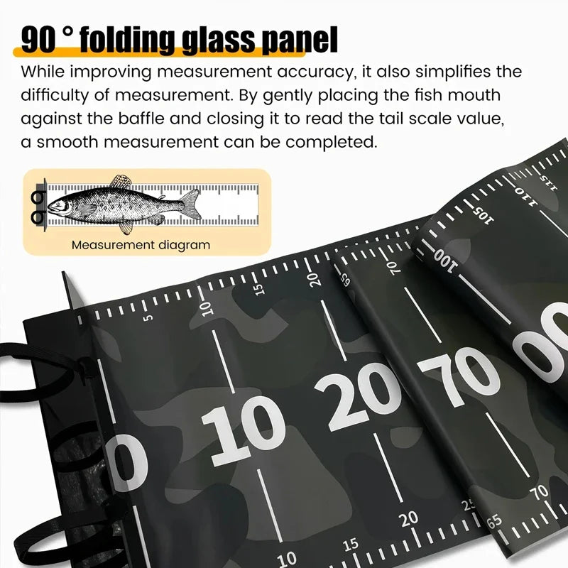 1pcs Fishing Ruler PVC Waterproof Durable Of Measuring Tape for Tackle Box, Boat, Kayak Fishing Gear Use Width 10cm 20cm 30cm