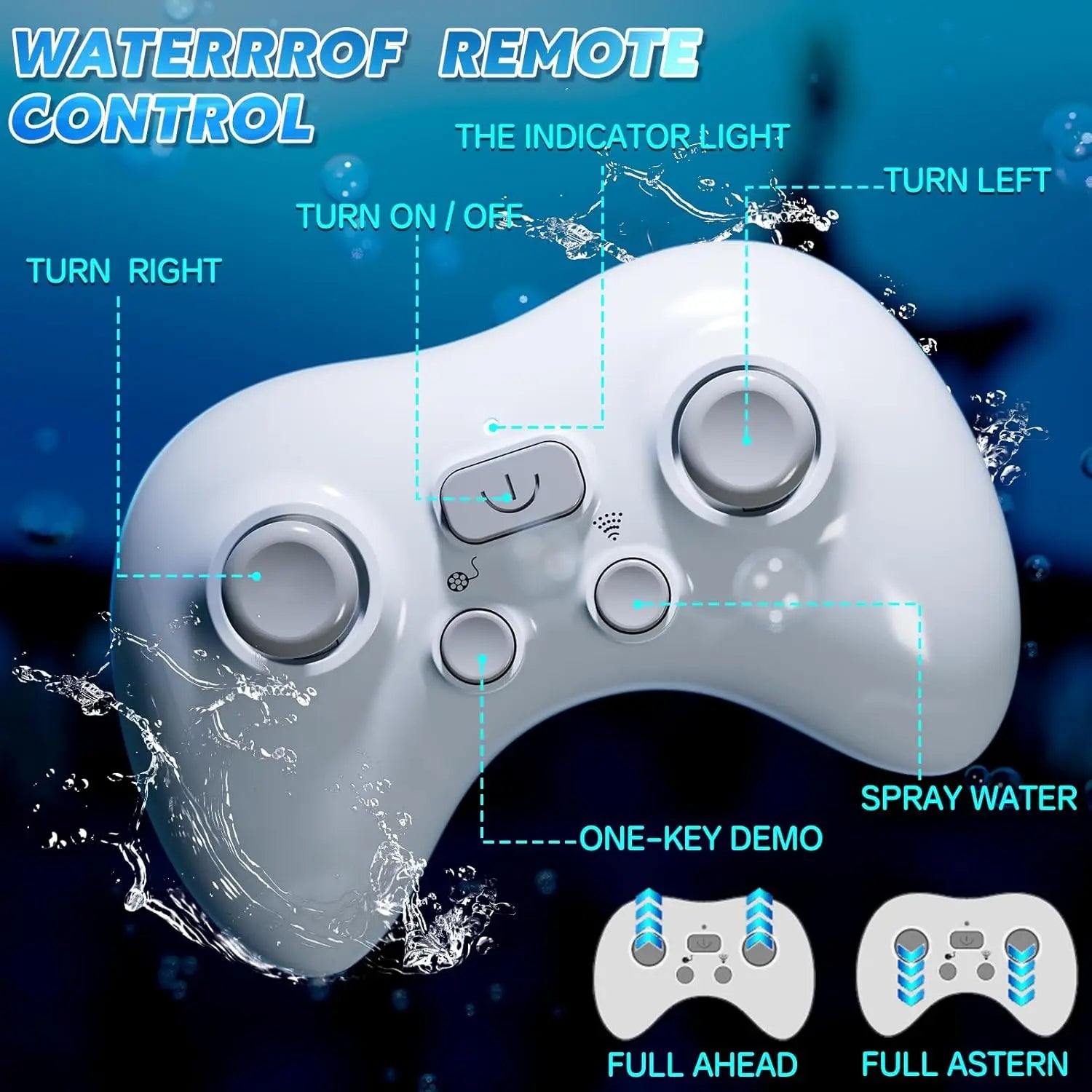 RC Shark Remote Control whale Spray Water Kids robot toy Radio Controlled Boats swimming pool Toys for boys Children Kid