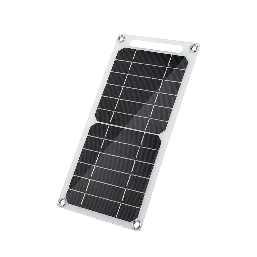 Stay powered on your outdoor adventures with this portable solar panel featuring USB output—perfect for hiking, camping, and charging your mobile phone on the go!