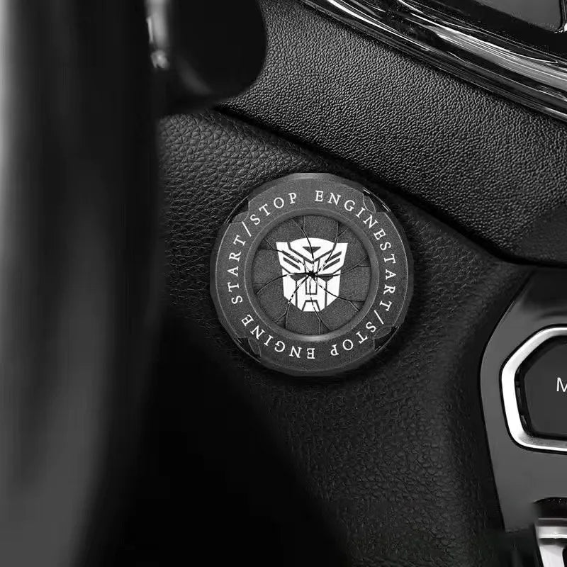 Car Onekey Start Stop Button Cover Car Interior Decor Engine Ignition Start Switch Protective Cover Motorcycle Start Ring