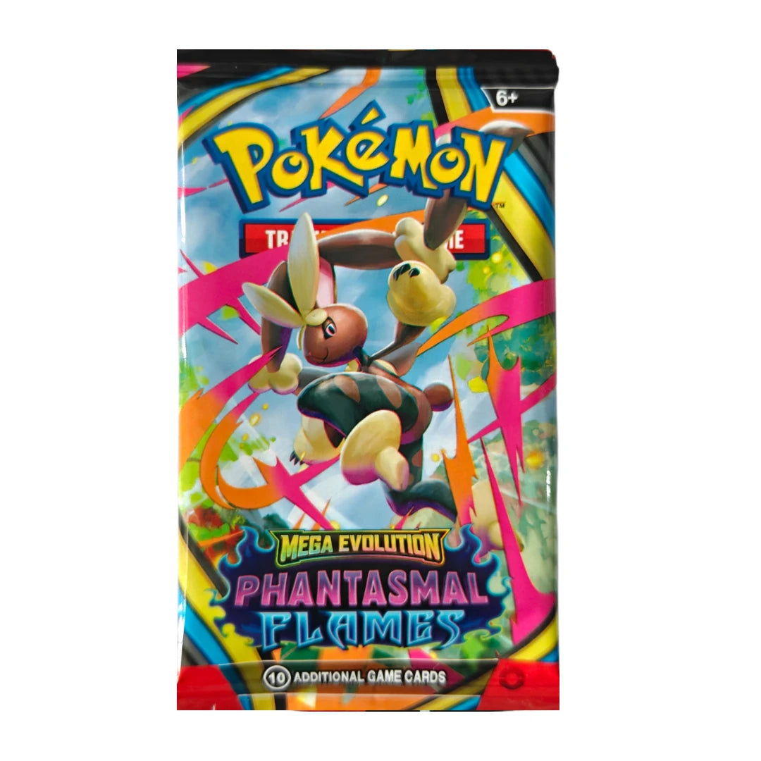 Pokemon TCG Mega Evolution Phantasmal Flames Trading Card Gengar Heracross Lopunny Charizard X Anime Collectible Collection Gift