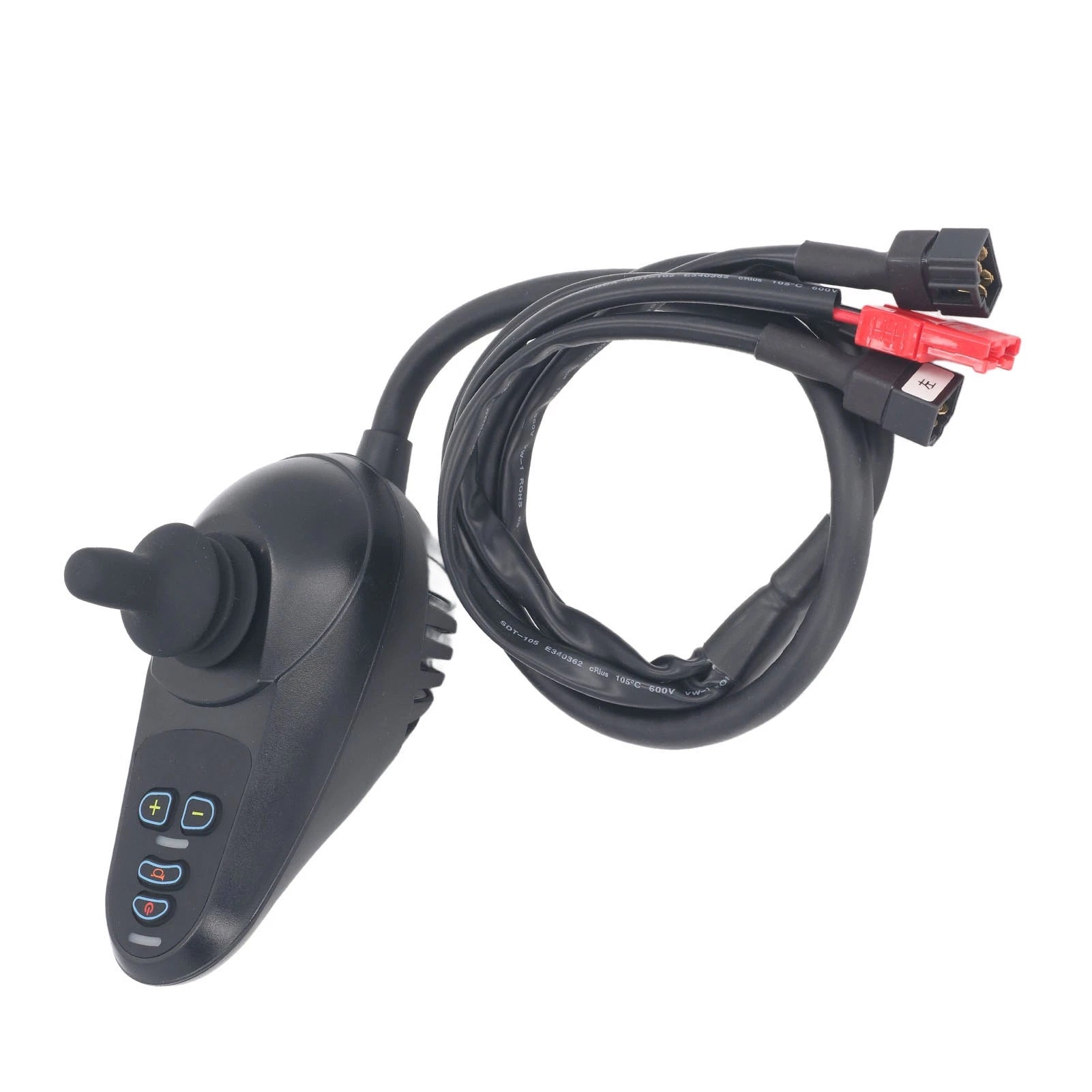 Enhance mobility with this electric wheelchair controller featuring smooth EABS braking, easy speed adjustment, and a responsive joystick for precise maneuvering and safe parking!