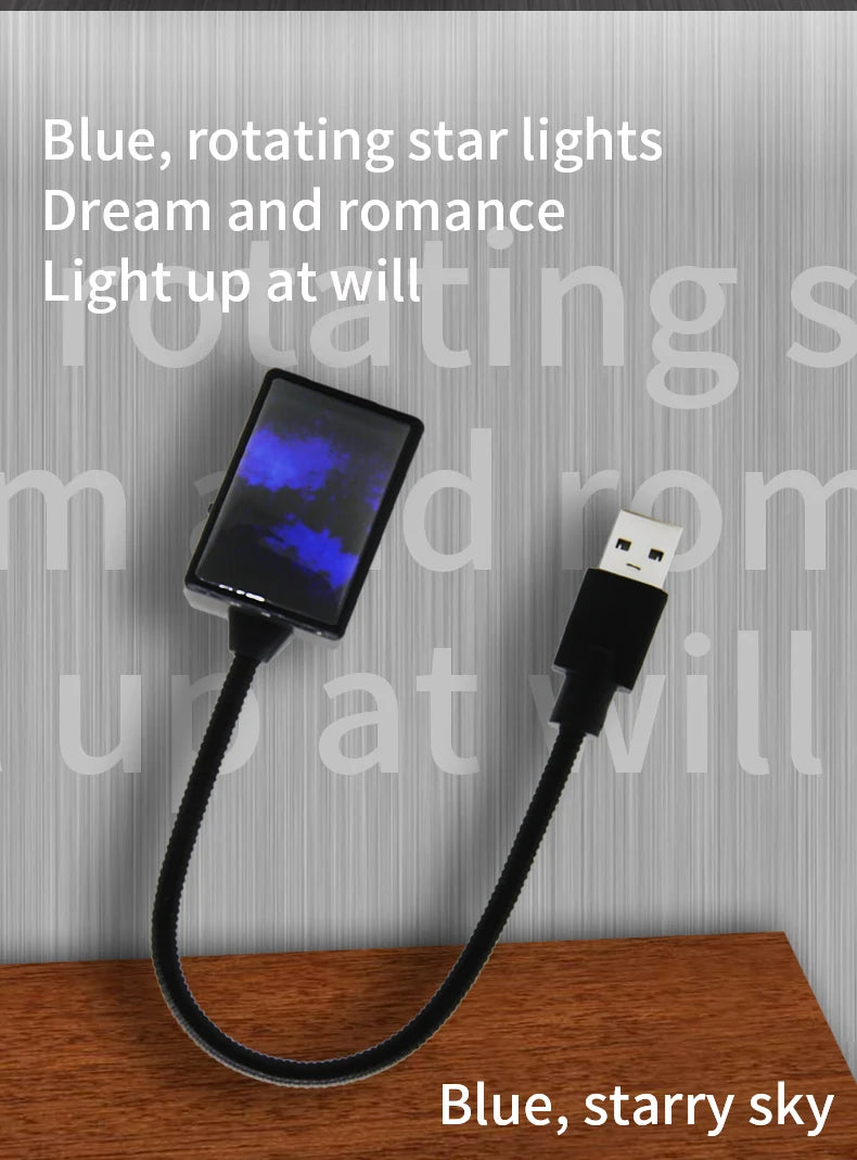 Auto USB starry sky car roof star decoration light ambient light music Rhythm control car interior led starry light for car