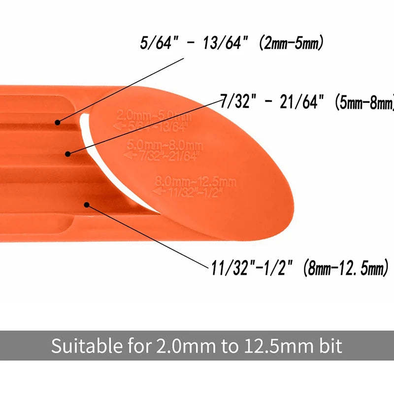 Portable Drill Bit Sharpener Corundum Grinding Wheel Tool Corundum Resisting Drill Polishing Grinder Wheel Tool 2.0-12.5mm Drill