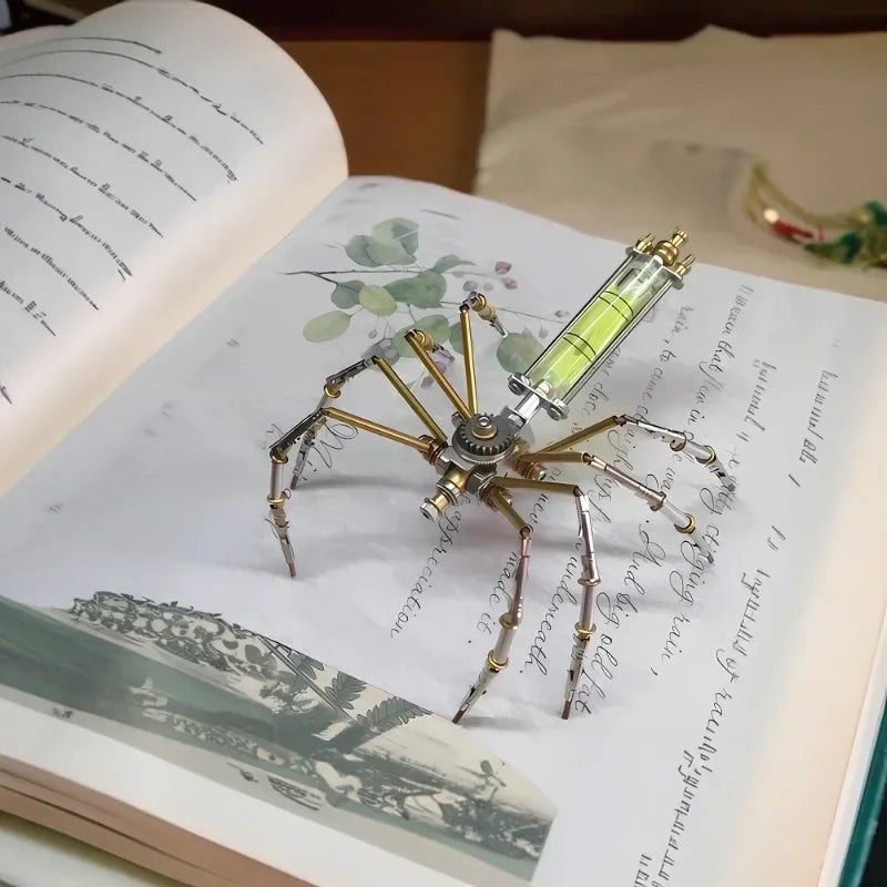 Mechanical Spider Metal Model 3D Kit  (Cyberpunk Insects)