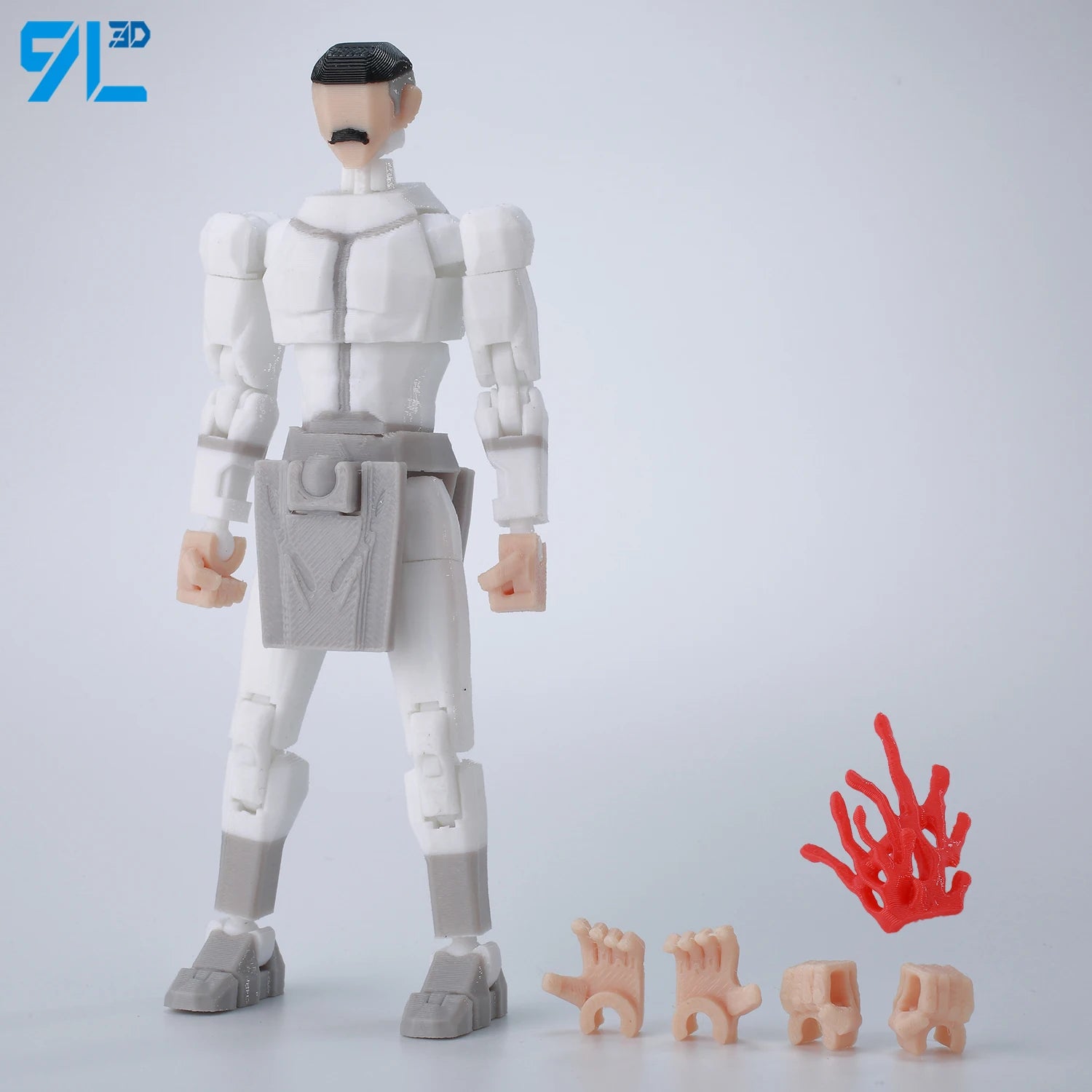 9L3D Printed Deadpool Wolverine Batman Spider-Man Venom Action Figures Dummy13 Lucky13 T13  Anime Model Toys Collectors Gifts