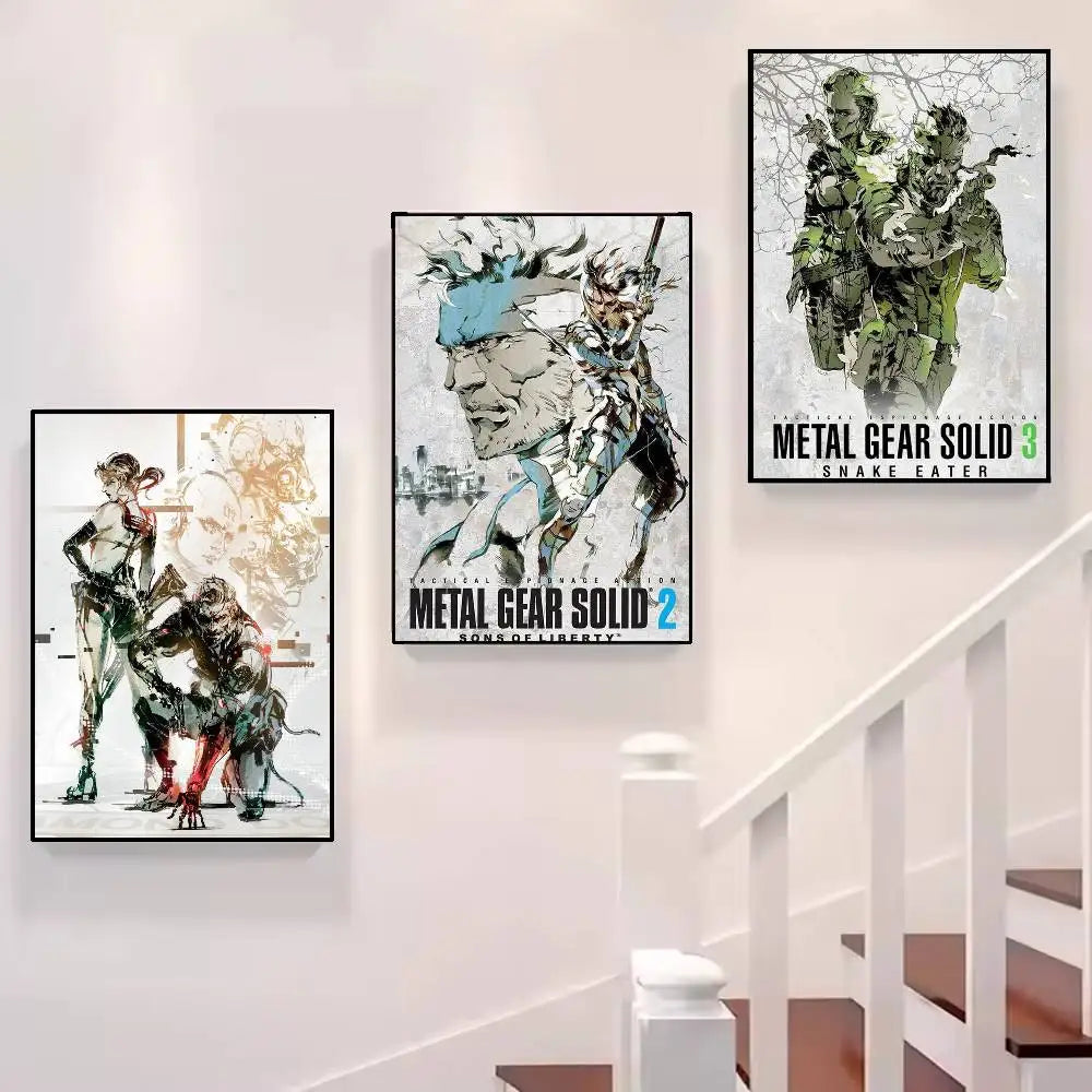 Gift Frameless Poster Personalized Gift For Lovers Customizable Decorative Home Decor Hot Game Metal Gear Solid Solid