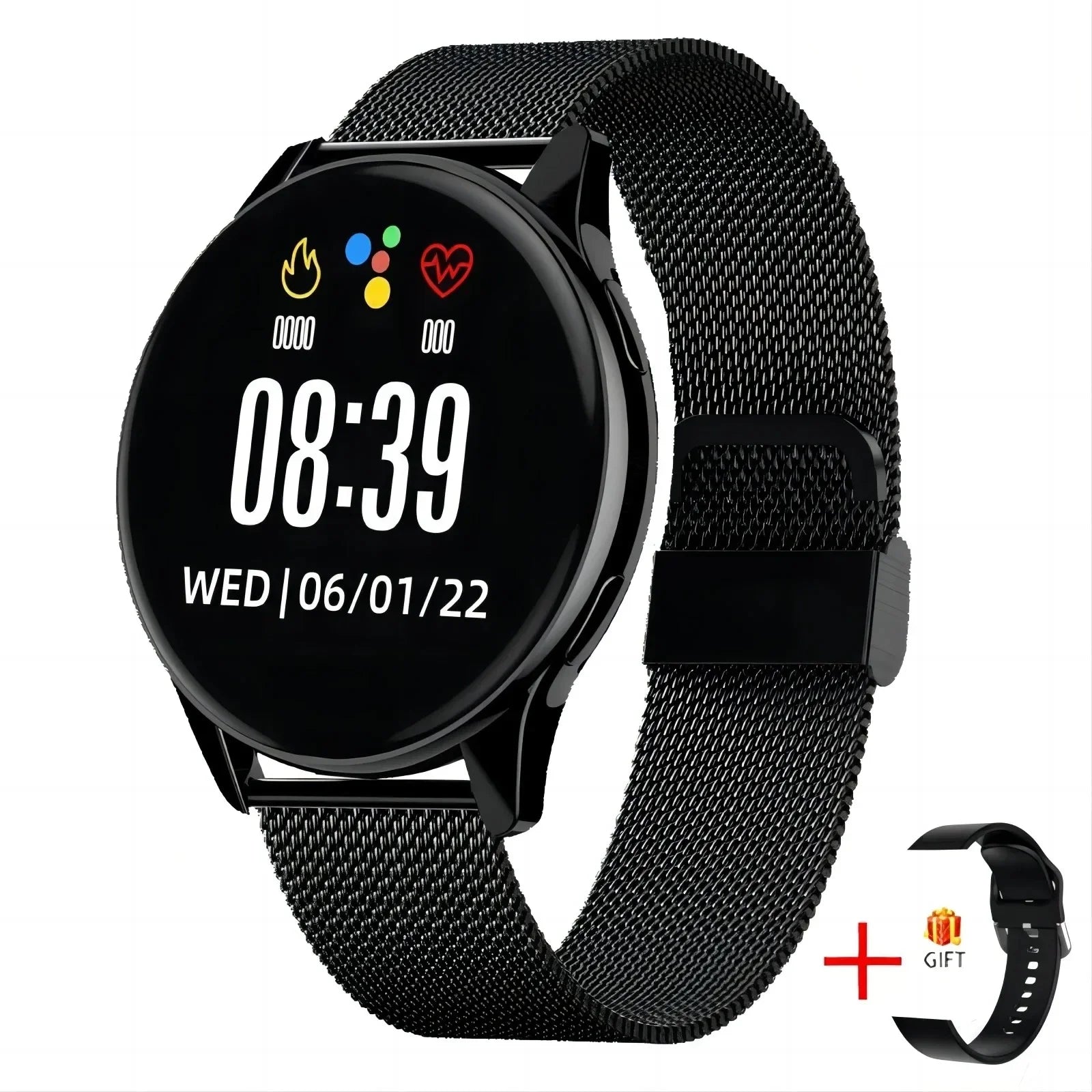 Track your sleep and stay connected in style with this round-display smartwatch for men and women, compatible with iOS and Android!