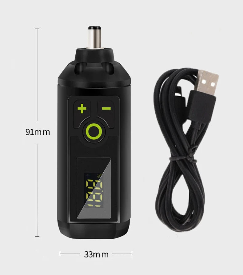 Ballpoint Tattoo Pen Machine Kit Rotary Tattoo Pen Set with Wireless Tattoo Transfer Stencil Printer Power Supply Needles