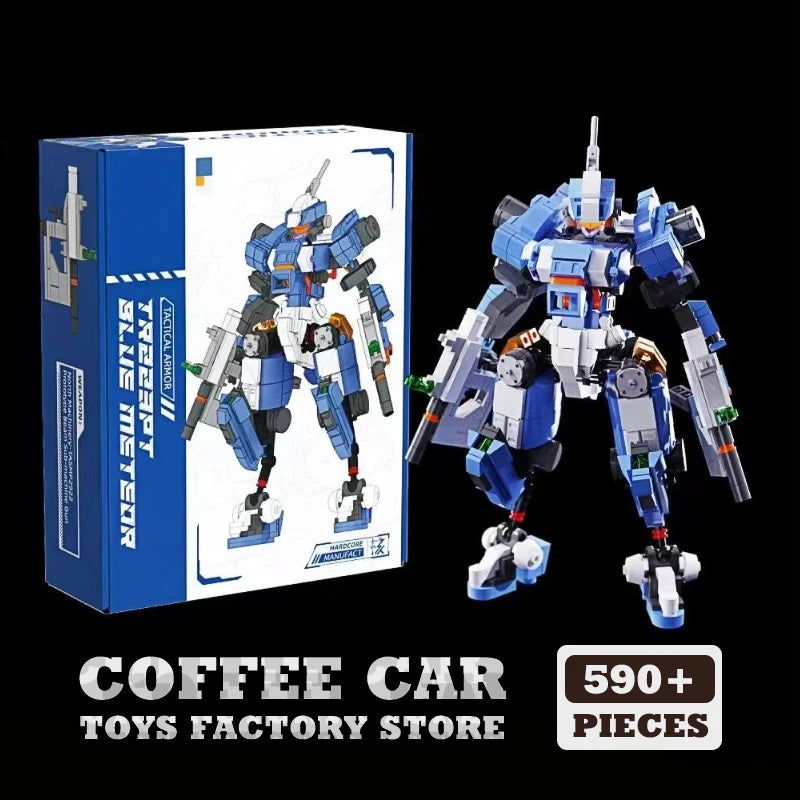 NEW Mecha Warrior MOC Blocks Plastic Toys Super Armor Robot Building Bricks Model Action Figures Dolls Adult Boys Children Gifts