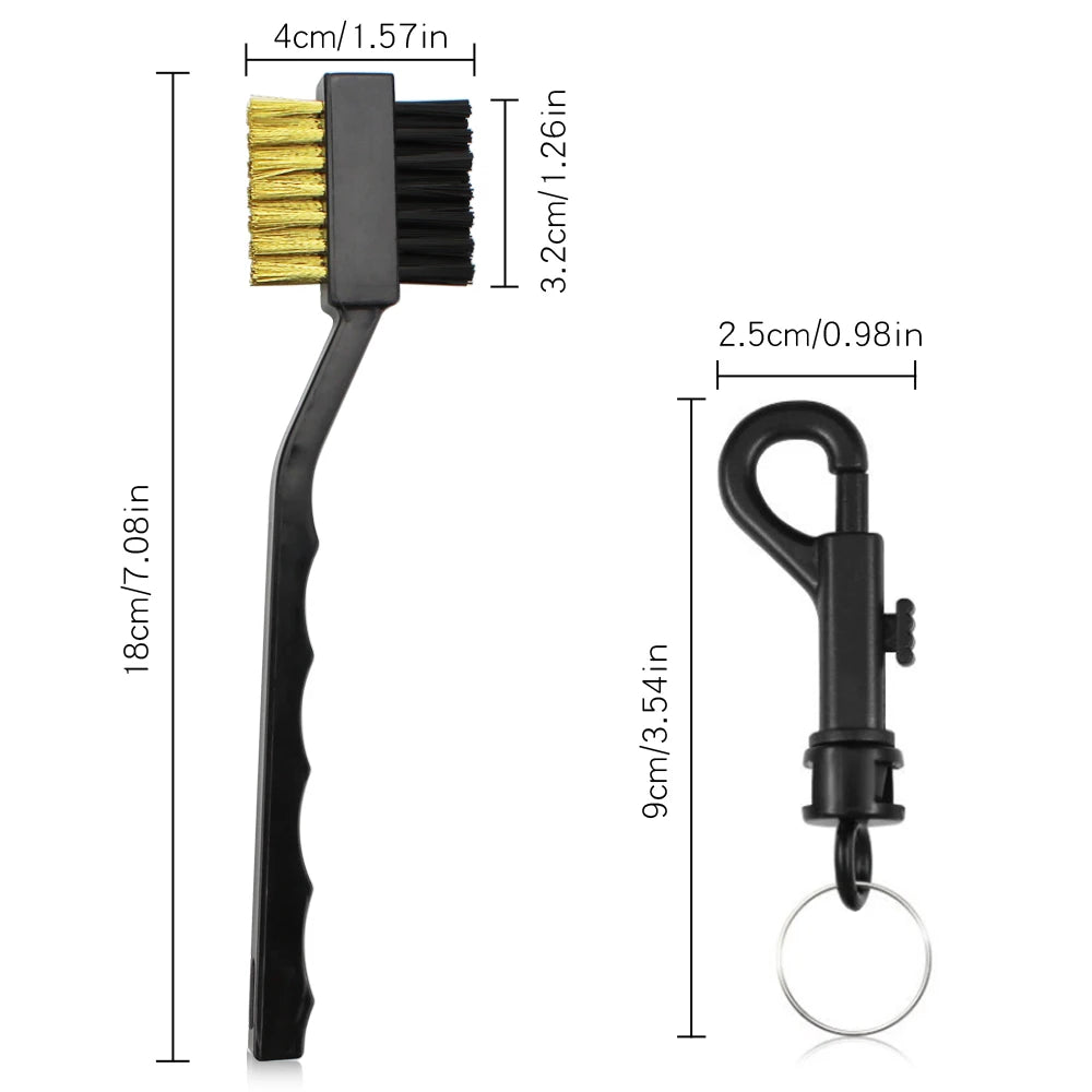 Golf Club Cleaner Golf Cleaning Brush With Carabiner Groove Sharpener Cleaner Multi Style Golf  Sports Accessories Drop Ship