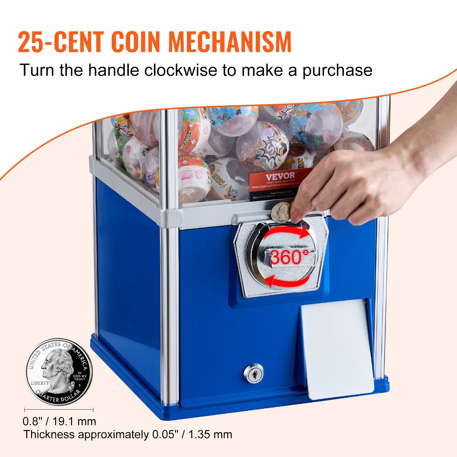 25inch Gumball Machine