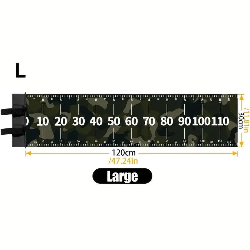 1pcs Fishing Ruler PVC Waterproof Durable Of Measuring Tape for Tackle Box, Boat, Kayak Fishing Gear Use Width 10cm 20cm 30cm