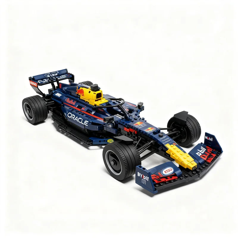 2545pcs MOC Technical Red Bull F1 RB18 1 8 Model Building Blocks Construction Kids Birthday Brick DIY Idea Christmas Gifts Toy