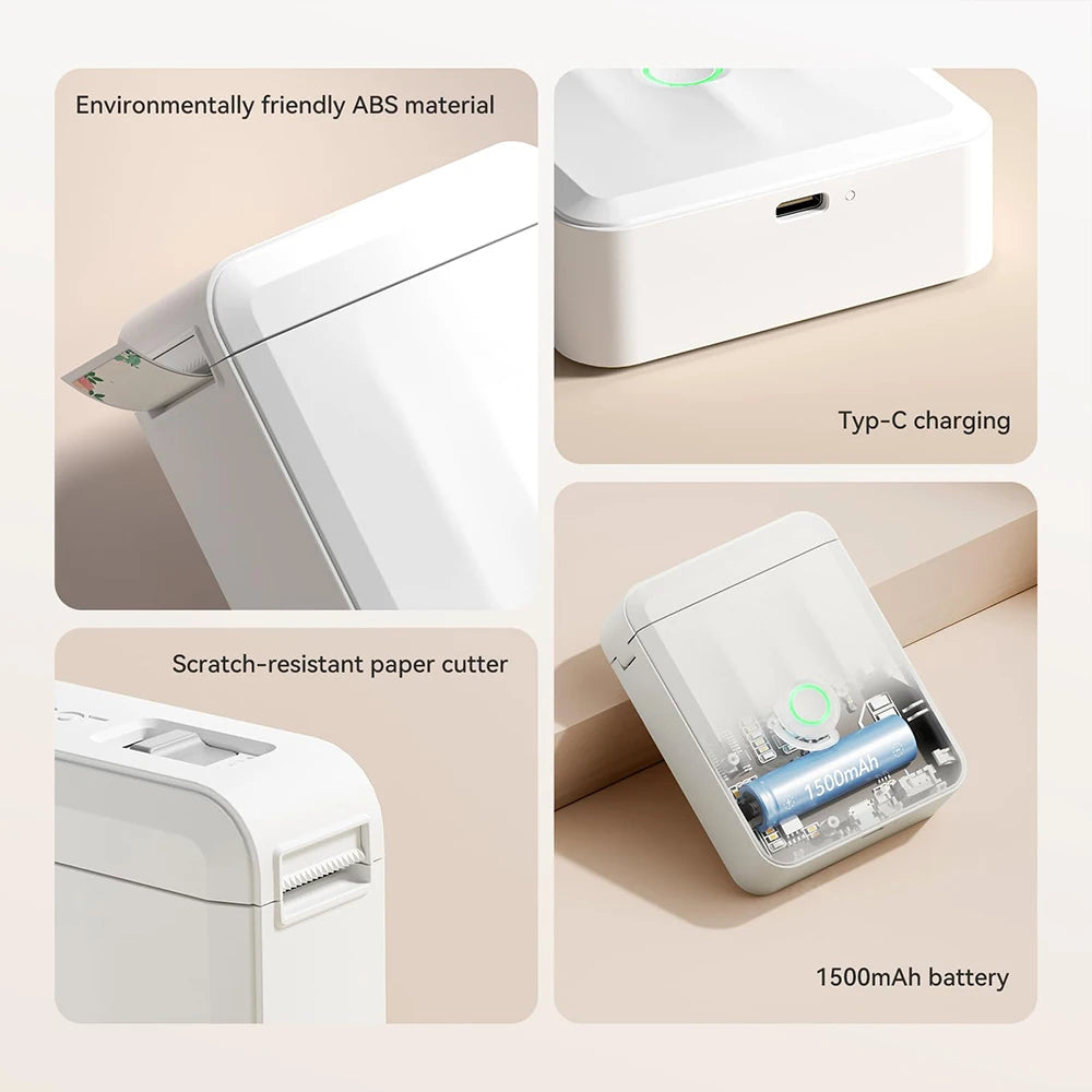 Niimbot D110M Label Thermal Self-Adhesived Printer Wireless Bluetooth Mini Portable Printer D110 Updated Version Sticker Maker