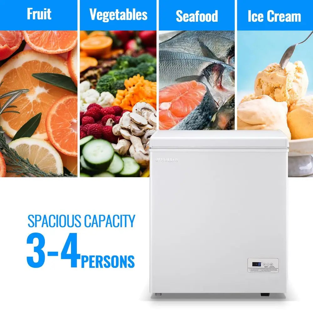 Chest Freezer UltraLow Temperature Deep Freezers Down to 11.2 with Two Removable Baskets Accurate Display of Cabinet Temp Frees