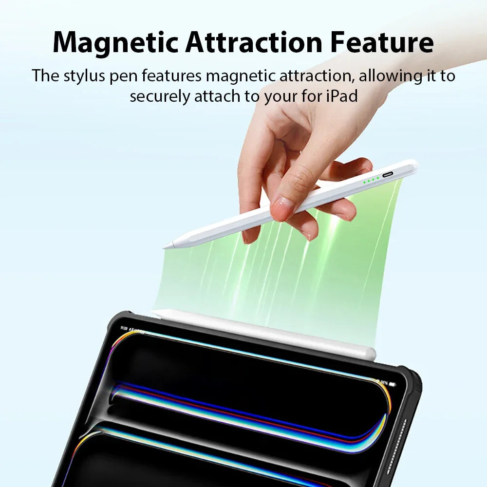 For Apple Pencil Stylus For iPad A16 Air 11 5 4 Pro 11th 13 12.9 M4 M3 M2 Pens 10 9 10th 9th Generation Mini 7 6 2025 Touch Pen