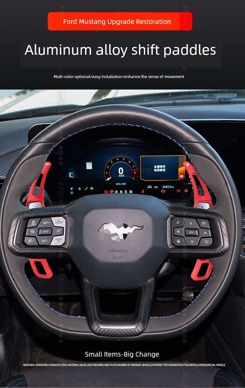 For Ford Mustang Mustang Mustang Shift Paddle Restoration Steering Wheel Paddle Interior Design Decoration