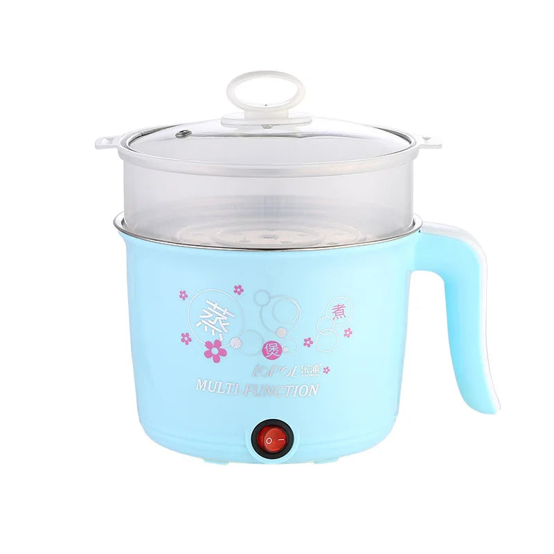 Mini Multifunction Electric Cooker Home Hot Pot 1-2 People Heating Pan Cooking Pot Machine Eu Plug Rice Cooker Appliances