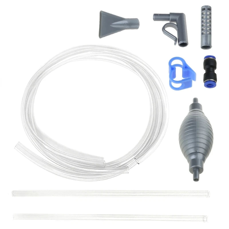 Aquarium Water Changer Siphon Fish for Tank Mini Gravels Vacuum Cleaner with Water Hose for Small Fish Betta for Tan