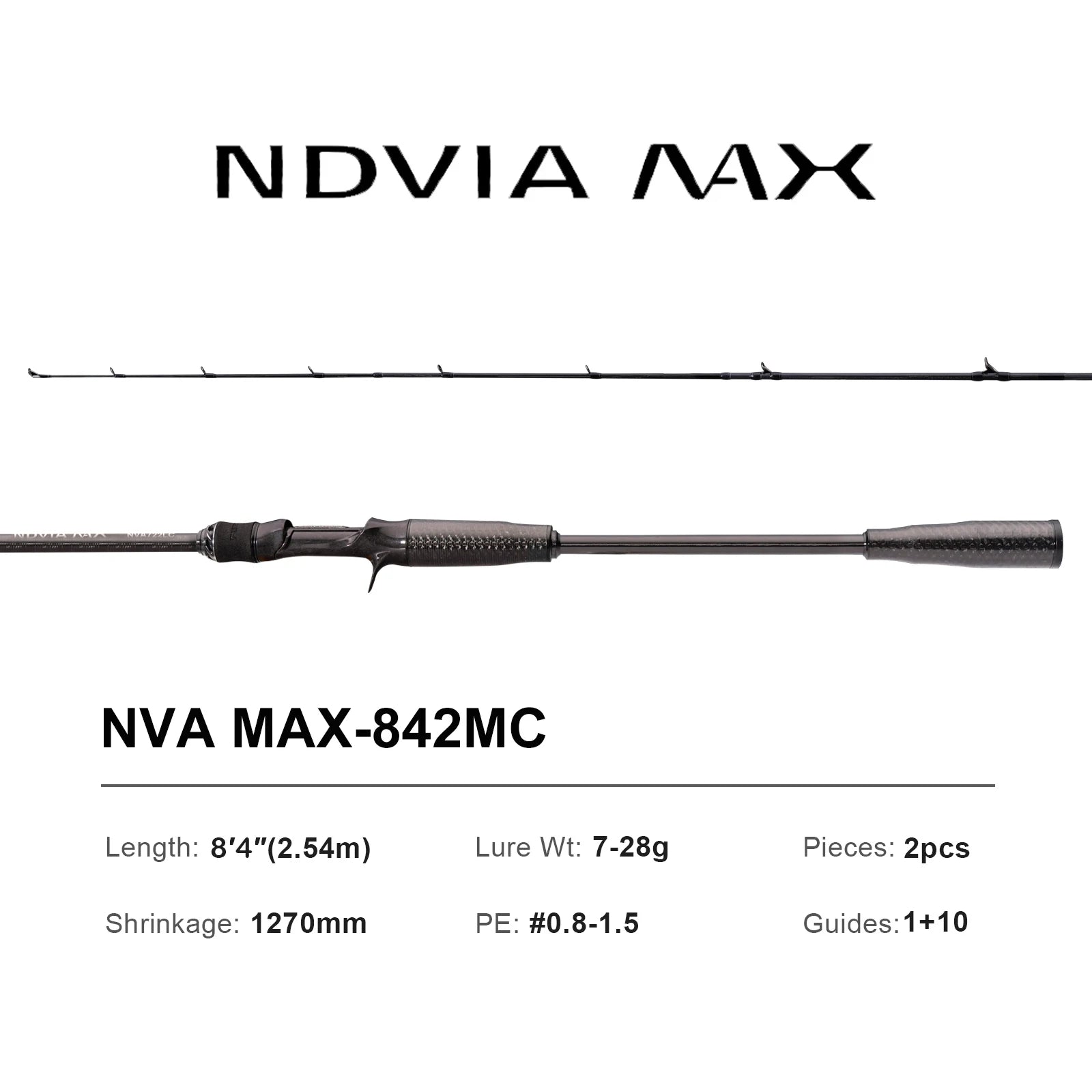 PURELURE NEW NDVIA MAX Ajing And Eging Tubular Tip 8FT 8.3FT 8.6FT 1.2-10G Soft Lure And EGI F/MF Action Perch Pike Zander Squid
