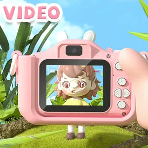 Capture every moment with this 1080P HD children’s digital video camera—featuring a 2.0-inch screen, perfect for toddlers to explore photography and video!