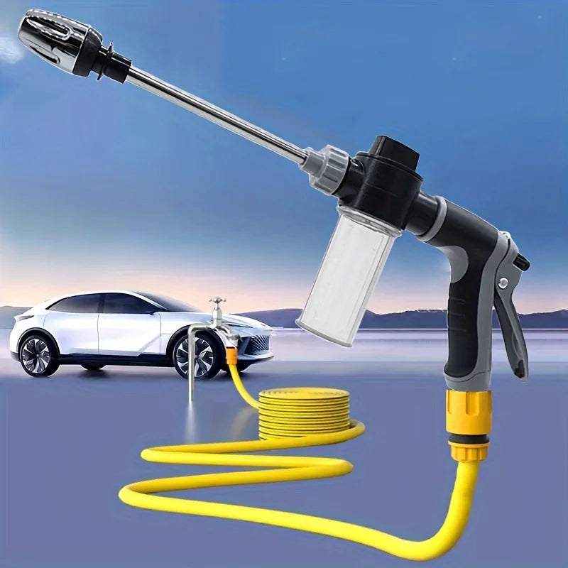 Portable Power Washer 2x Stronger High Pressure Water Gun for Car Washing Watering Plants Durable Plastic Ergonomic No Battery