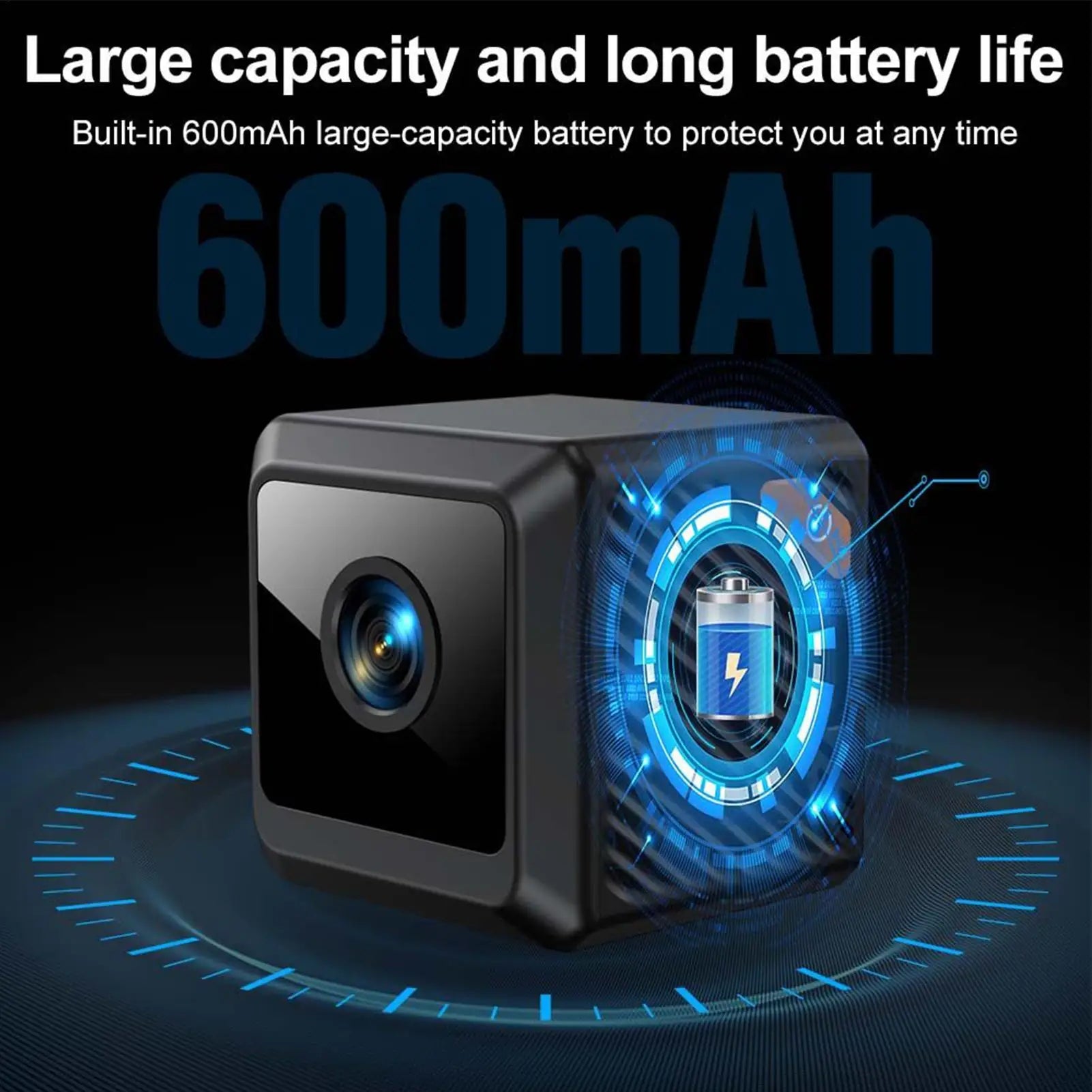 Keep an eye on what matters with this mini wireless 1080P monitor—portable, USB rechargeable, and supports memory card storage. Ideal for bedrooms, gardens, and more!