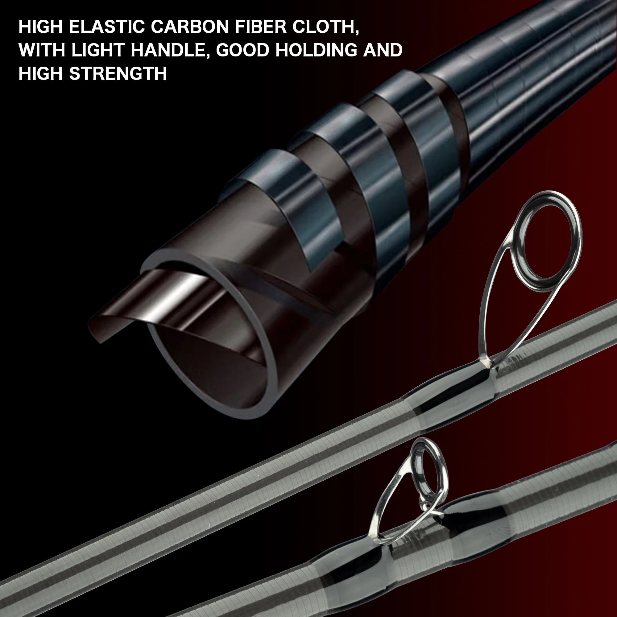 BIUTIFU Traveller Spinning Casting Carbon Fishing Rods Baitcasting Weight 5-35g M Fast Ultralight Lure Trout Mini Goods For Pole