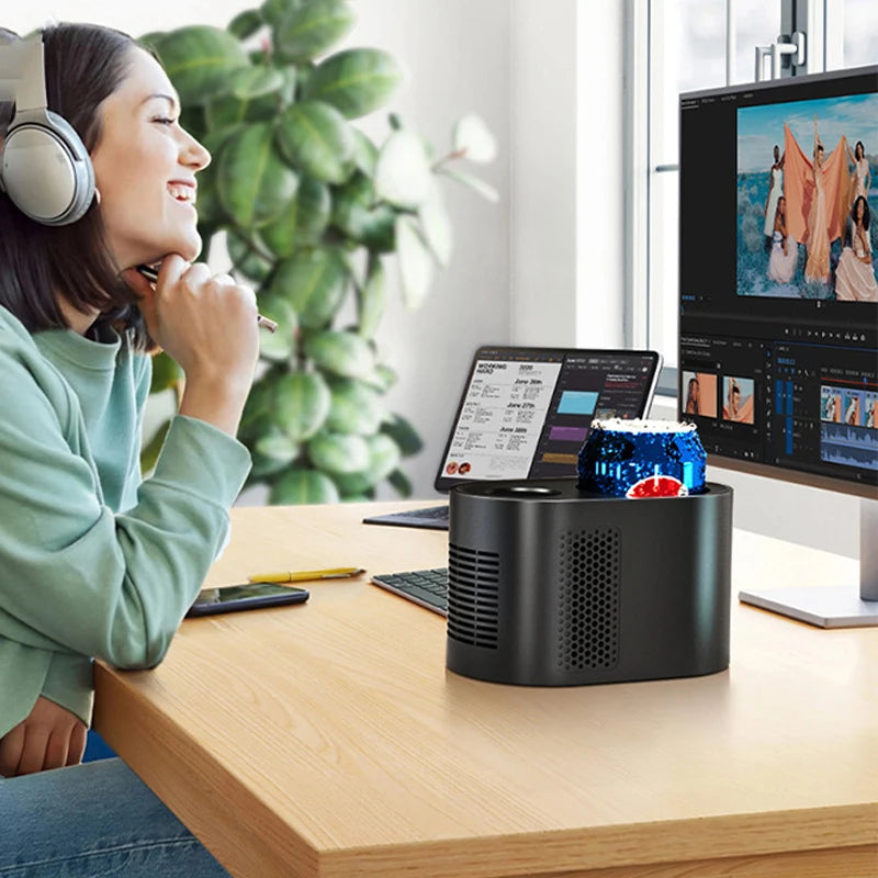 3 In 1 Smart Yogurt Maker Electric Heating Cooling Cup for Home Office Milk Coffee Cup Warmer Cooler Mini Desktop Fridge Cup