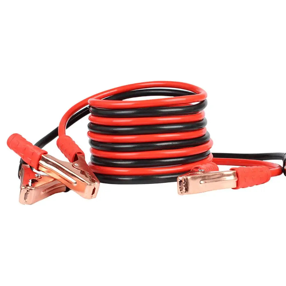 Get back on the road fast with these durable car battery jump cables—your essential roadside rescue tool!