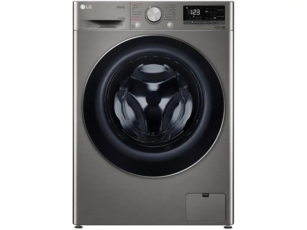 LG 12kg Smart VC4 CV5012PC4 with Artificial Intelligence Hot and Cold Water Silver-220V