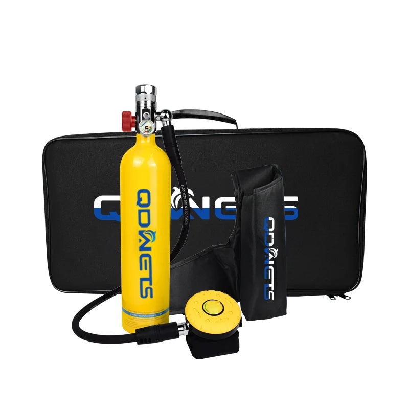 1L Scuba Diving Tank Professional Diving Equipment Underwater Breathing Scuba Tank Oxygen Cylinder 15-25 Minutes QDWETS