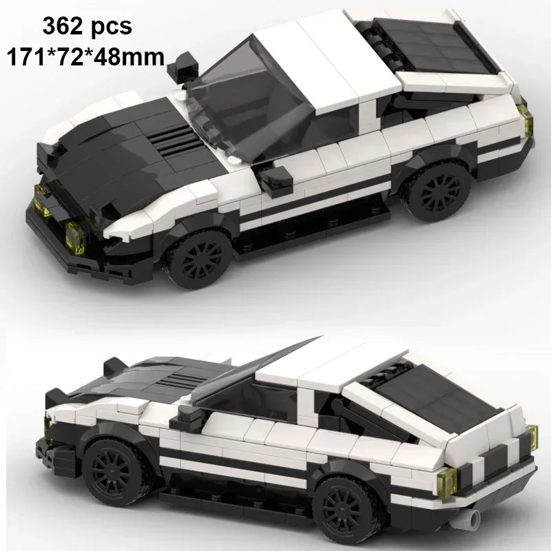 Technical Car Speed Racing Building Blocks Bricks Sets Sports Car MOC Garage City Vehicle Creative Toys For Kids