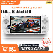 Trimui Smart Pro Handheld Game Console 4.96''IPS Screen Linux System Joystick RGB Lighting Smartpro Retro Video Game Player Gift