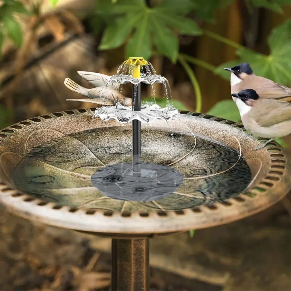 Fish Tank DIY Solar Fountain Pump Solar Panel With Spray Heads Solar Panel Fountain With Water Pump Aquarium Fountain Fish Tank