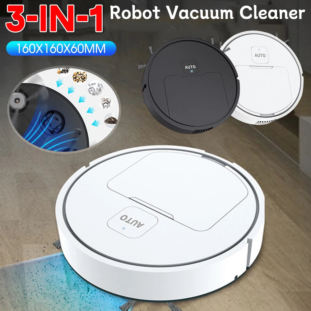3-in-1 Smart Sweeping Robot Vacuum Cleaner