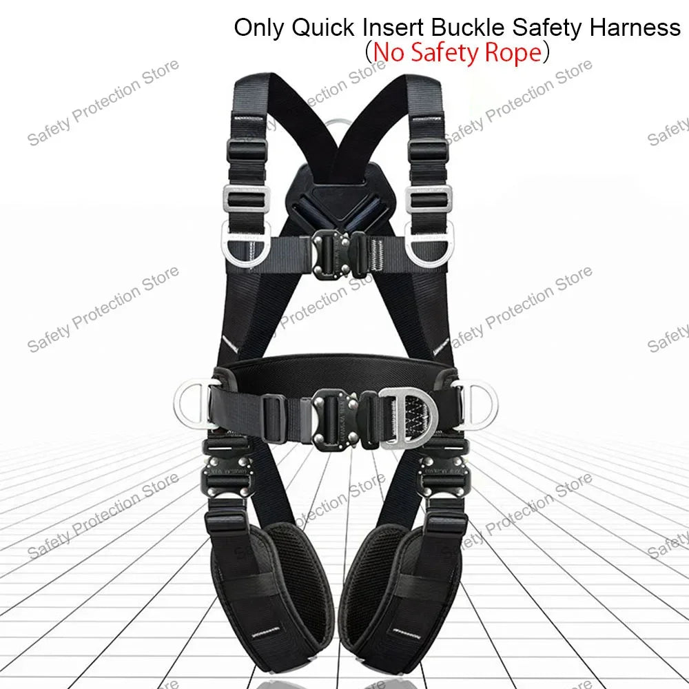 High Altitude Work Safety Harness 5-point Full Body Safety Belt Rope Outdoor Climbing Training Electrician Protective Equipment