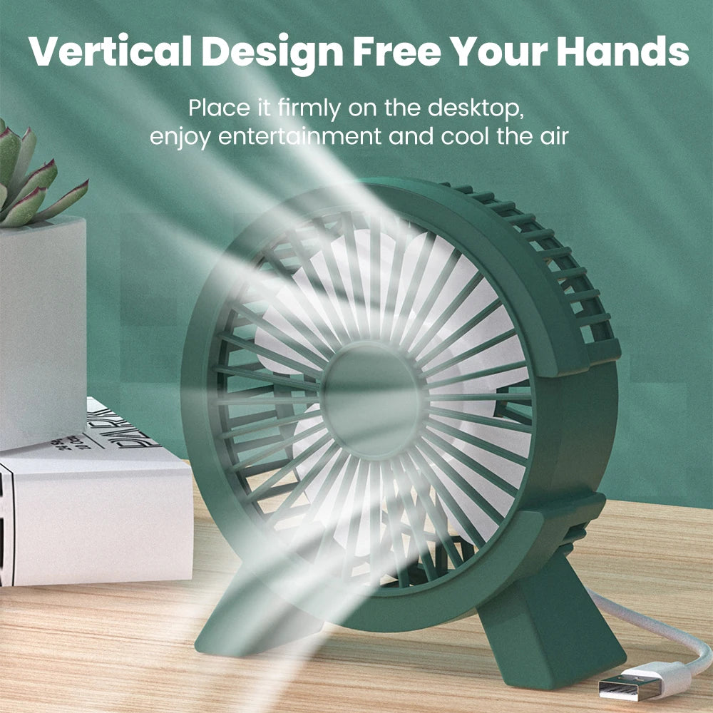 Mini USB Rechargeable Table Fan