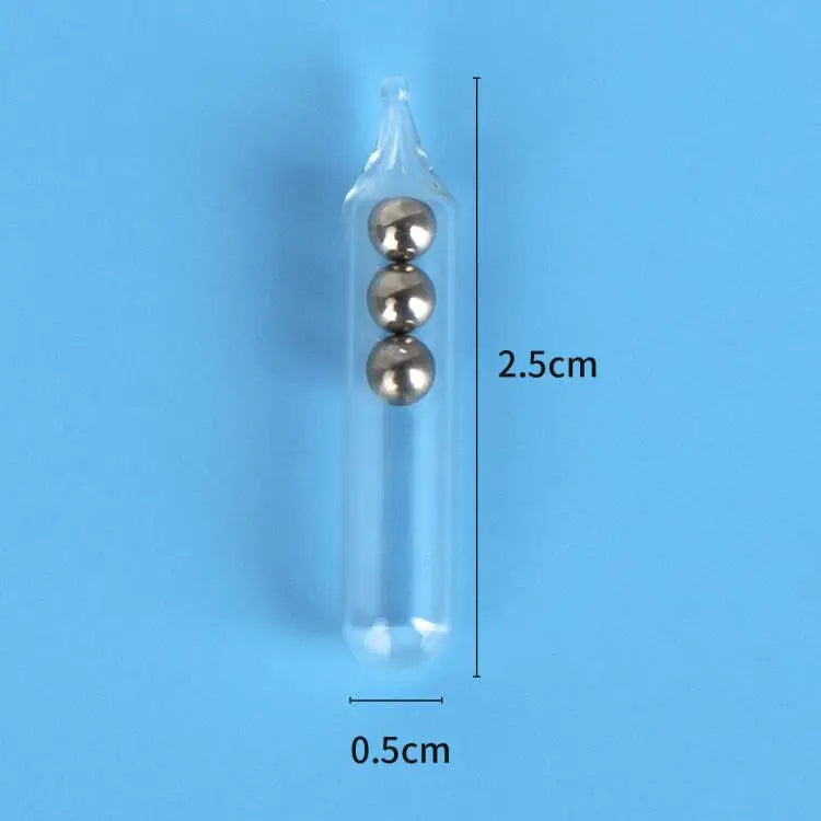 30pcs Glass Fishing Rattles, Rattle Inserts for Soft Bait Tubes, Lure Accessories