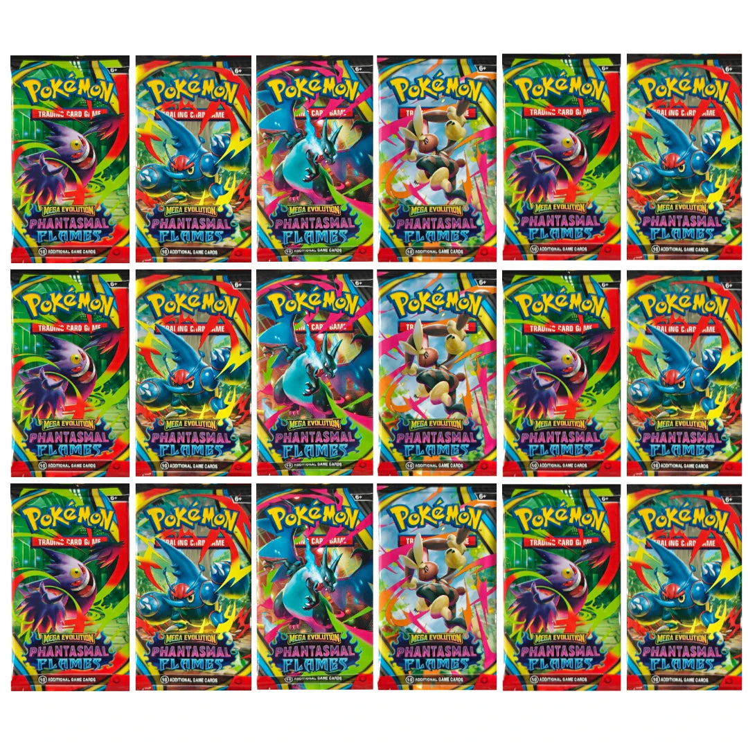 Pokemon TCG Mega Evolution Phantasmal Flames Trading Card Gengar Heracross Lopunny Charizard X Anime Collectible Collection Gift