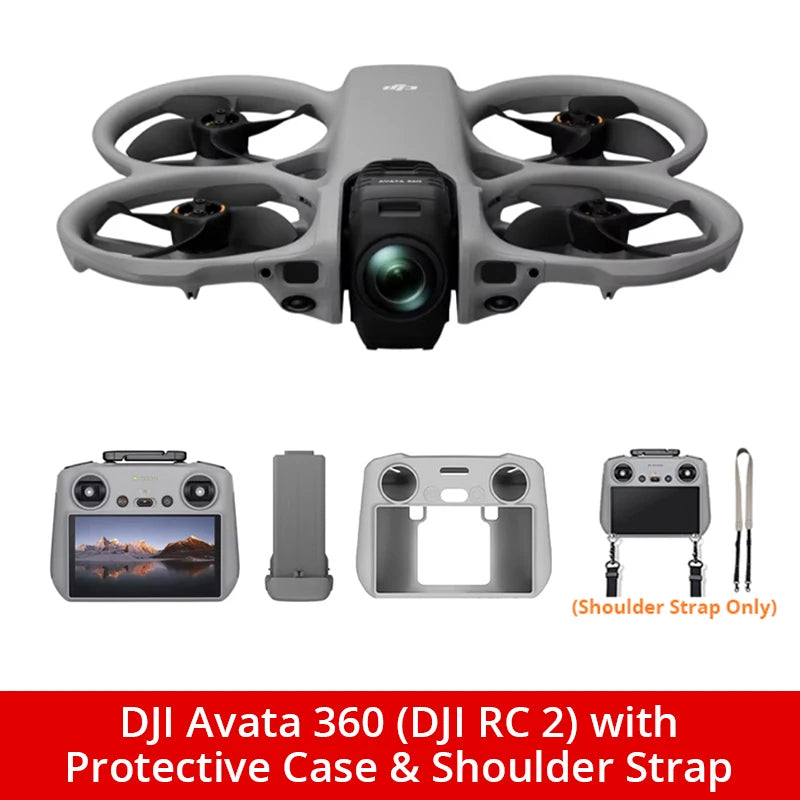 DJI Avata 360 360° Panoramic FPV Drone With Camera & Optional Accessories Drones 4K Professional 8K HDR Video 1-Inch Sensor All-Round Obstacle Avoidance