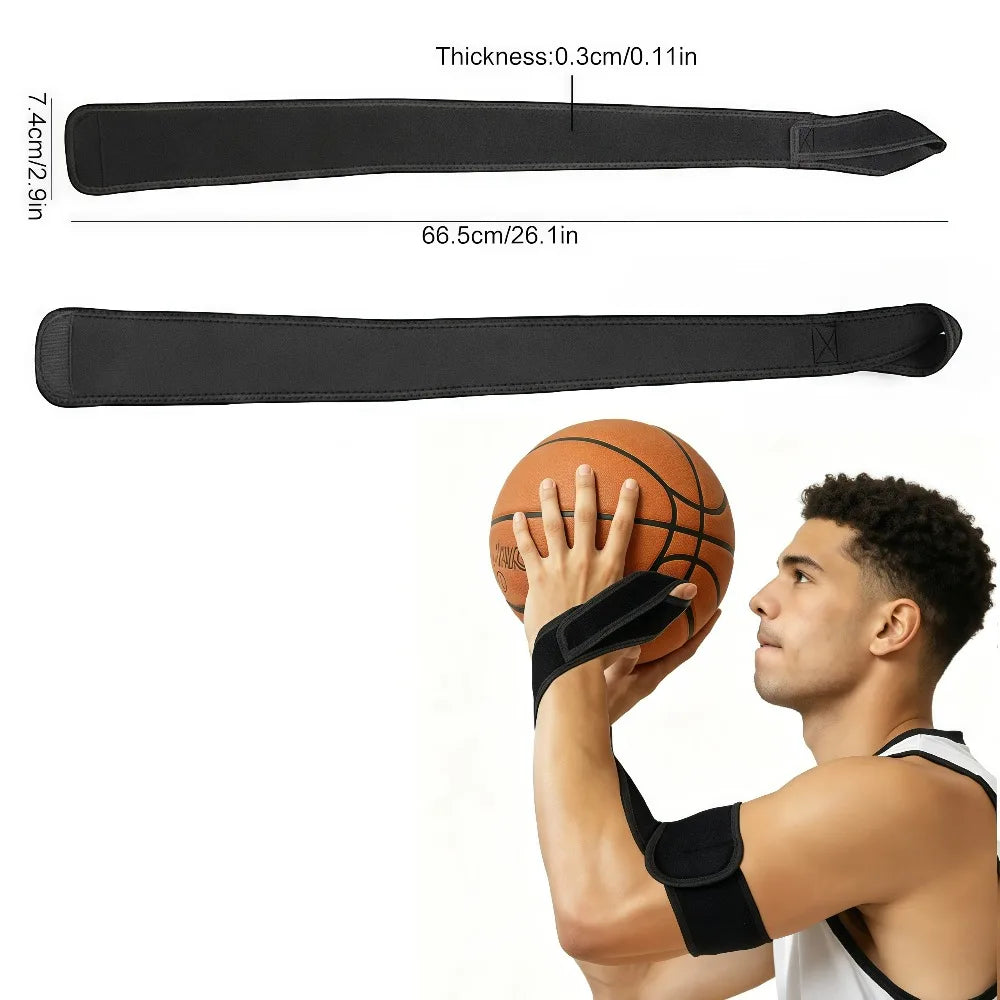 1/2Pcs Basketball Shot Trainer Straps, Adjustable Finger Sleeve Shooting Posture Corrector for Hand Form Correction