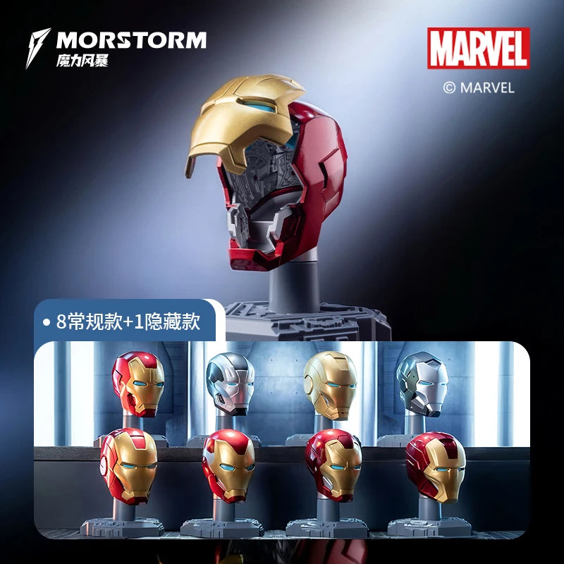 Original Iron Man Helmet Mask 9 Styles War Machine MK16 MK42 MK85 Tony Stark DIY Toys Model Action Figure Assembled Gift