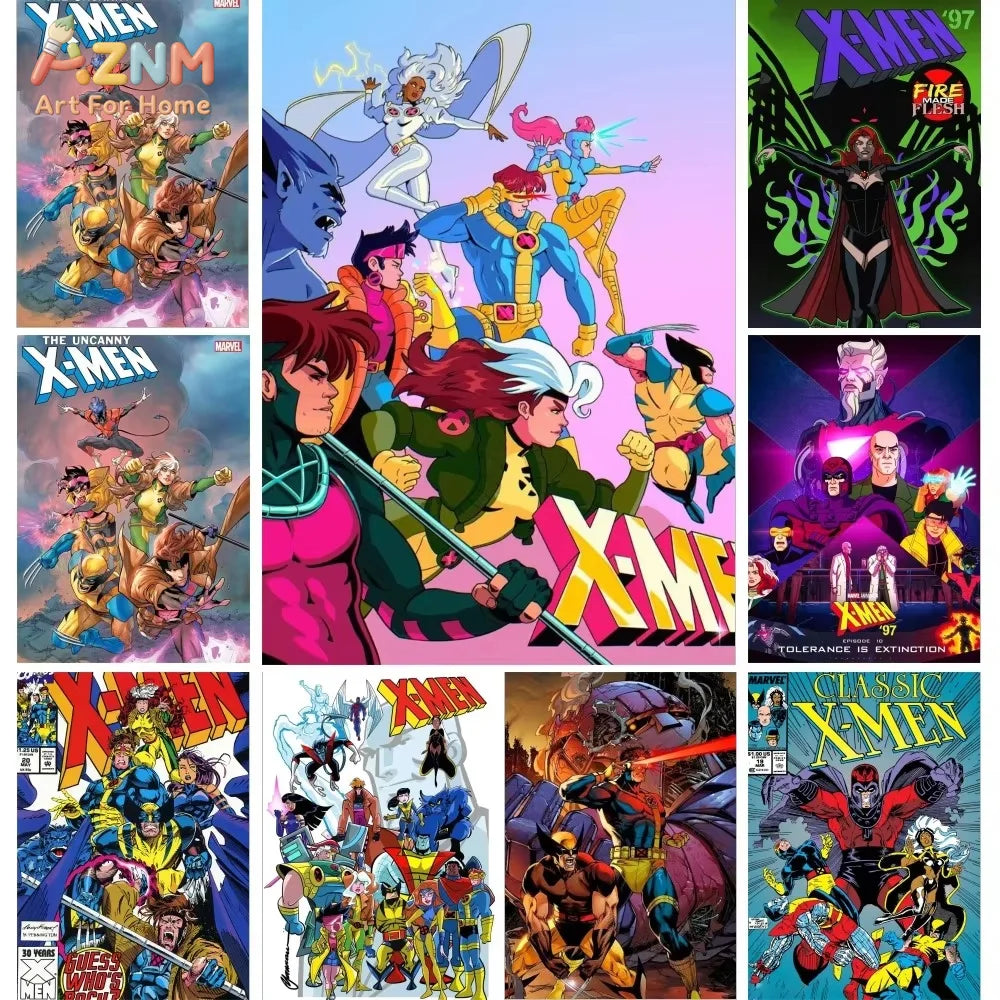 1pc X-X-M-MEN Classic Movies Poster Poster Art Print Bar Living Room Furniture Decor