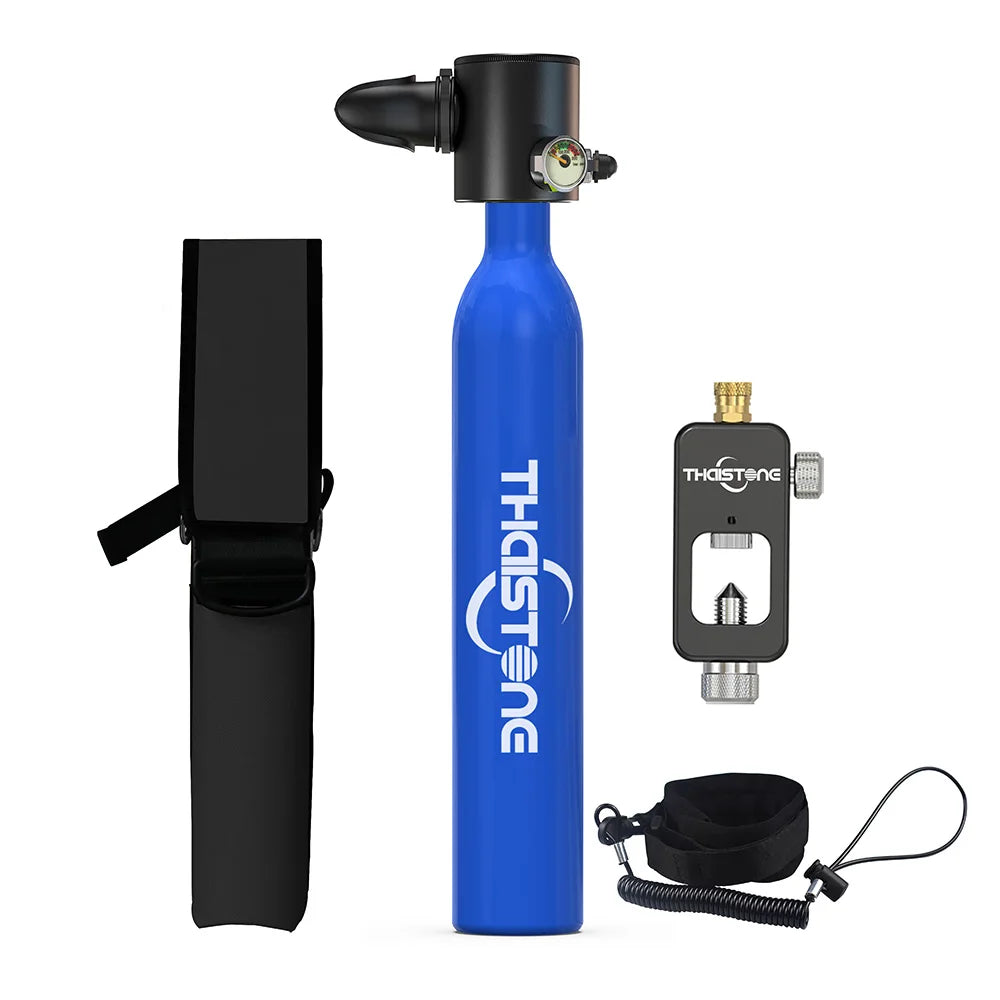THAIITONEE-Mini Scuba Diving Tank, Underwater Swimming Swimmer, Cylinder Equipment, Dive Bottle, Oxygen, 0.5L, 5-10 Minutes