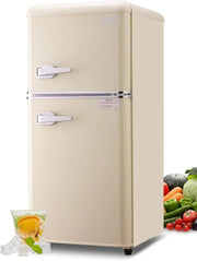 Mini Fridge with Freezer (Retro Design)